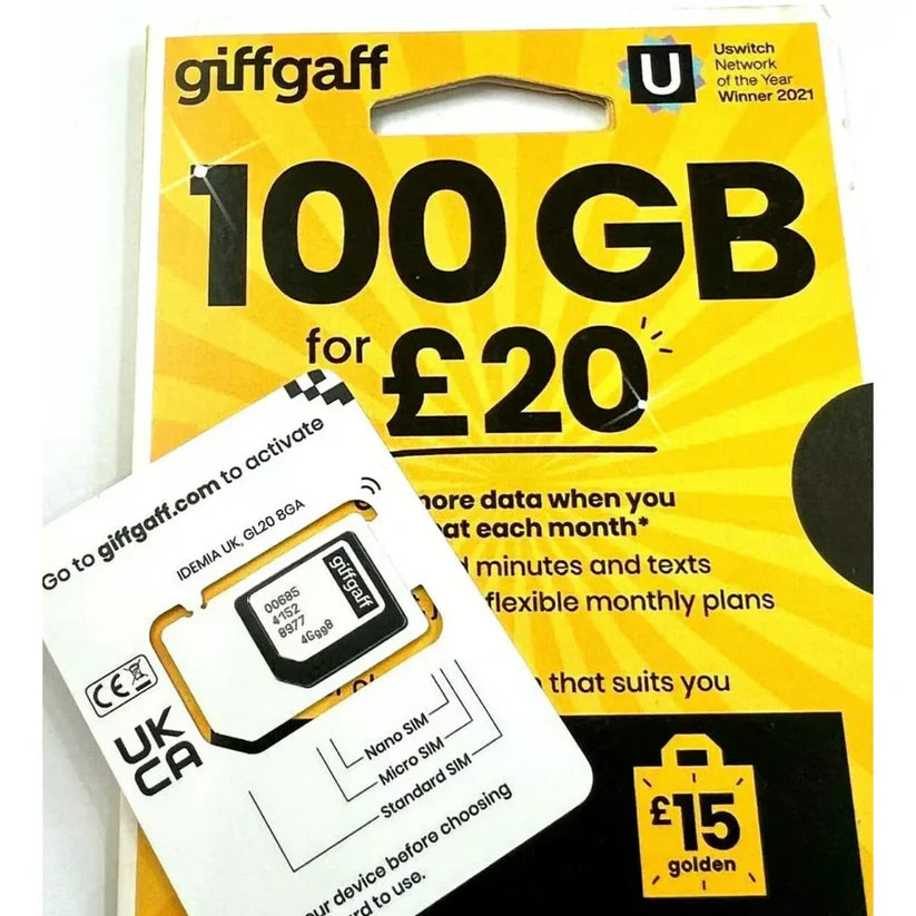 Lifetime Giffgaff- UK SIM CARD tiktok live |whatsapp.